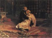 Ilya Repin Ivan the Terrible and his son ivan on 15 November 1581 1885 Germany oil painting reproduction